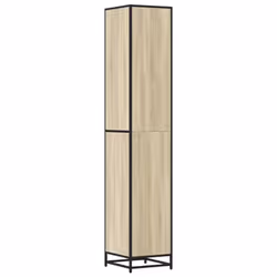 vidaXL Bathroom Cabinet Storage Cupboard Vanity Unit Engineered Wood and Metal - sonoma oak - Additional view 6