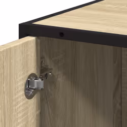 vidaXL Bathroom Cabinet Storage Cupboard Vanity Unit Engineered Wood and Metal - sonoma oak - Additional view 9