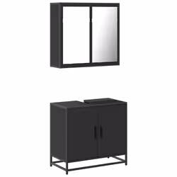 VidaXL 3300885, Black, Metal, Wood, 60 kg, 650 mm, 330 mm, 600 mm