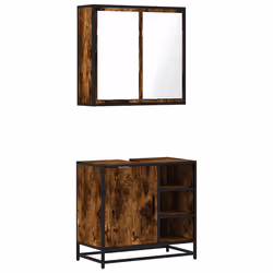 VidaXL 3300907, Oak, Metal, Wood, 60 kg, 650 mm, 330 mm, 600 mm