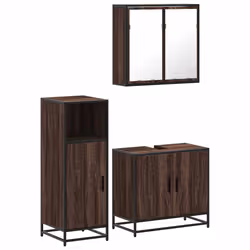 VidaXL 3300949, Brown, Metal, Wood, 60 kg, 650 mm, 330 mm, 600 mm