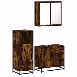 VidaXL 3300957, Oak, Metal, Wood, 60 kg, 650 mm, 330 mm, 600 mm