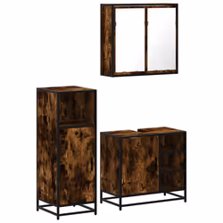 VidaXL 3300967, Oak, Metal, Wood, 60 kg, 650 mm, 330 mm, 600 mm