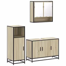 VidaXL 3300981, Oak, Metal, Wood, 60 kg, 900 mm, 330 mm, 600 mm