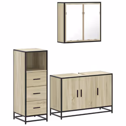 VidaXL 3301011, Oak, Metal, Wood, 60 kg, 900 mm, 330 mm, 600 mm