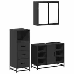 VidaXL 3301030, Black, Metal, Wood, 60 kg, 800 mm, 330 mm, 600 mm