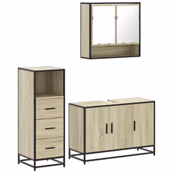VidaXL 3301041, Oak, Metal, Wood, 60 kg, 900 mm, 330 mm, 600 mm