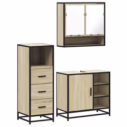 VidaXL 3301056, Oak, Metal, Wood, 60 kg, 650 mm, 330 mm, 600 mm