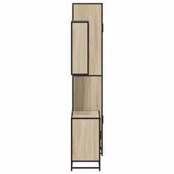 vidaXL 4 Piece Bathroom Furniture Set Sonoma Oak Engineered Wood - sonoma oak - Additional view 4