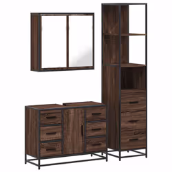 VidaXL 3301144, Brown, Metal, Wood, 60 kg, 800 mm, 330 mm, 600 mm