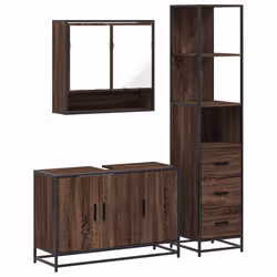 VidaXL 3301164, Brown, Metal, Wood, 60 kg, 900 mm, 330 mm, 600 mm