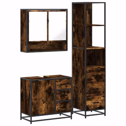 VidaXL 3301167, Oak, Metal, Wood, 60 kg, 650 mm, 330 mm, 600 mm