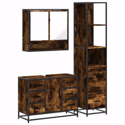 VidaXL 3301172, Oak, Metal, Wood, 60 kg, 800 mm, 330 mm, 600 mm