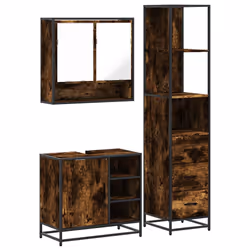 VidaXL 3301177, Oak, Metal, Wood, 60 kg, 650 mm, 330 mm, 600 mm