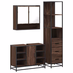 VidaXL 3301184, Brown, Metal, Wood, 60 kg, 800 mm, 330 mm, 600 mm