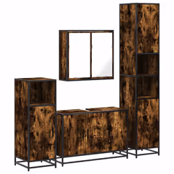 VidaXL 3301192, Oak, Metal, Wood, 60 kg, 900 mm, 330 mm, 600 mm