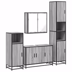 VidaXL 3301193, Grey, Oak, Metal, Wood, 60 kg, 900 mm, 330 mm, 600 mm