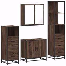 VidaXL 3301249, Brown, Metal, Wood, 60 kg, 650 mm, 330 mm, 600 mm