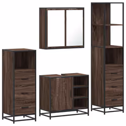VidaXL 3301269, Brown, Metal, Wood, 60 kg, 650 mm, 330 mm, 600 mm
