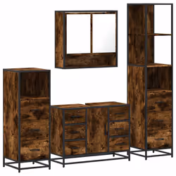 VidaXL 3301292, Oak, Metal, Wood, 60 kg, 800 mm, 330 mm, 600 mm