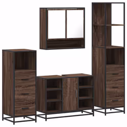 VidaXL 3301304, Brown, Metal, Wood, 60 kg, 800 mm, 330 mm, 600 mm