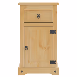vidaXL Bathroom Cabinet Sink Unit Storage Cabinet Cupboard Solid Wood Pine - Additional view 4