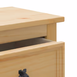 vidaXL Bathroom Cabinet Sink Unit Storage Cabinet Cupboard Solid Wood Pine - Additional view 7