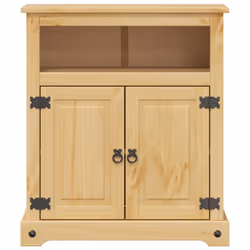 vidaXL Bathroom Cabinet Sink Unit Storage Cabinet Cupboard Solid Wood Pine - Additional view 4