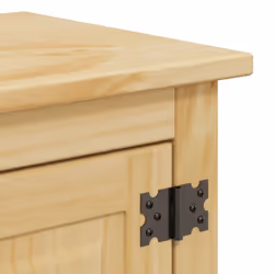 vidaXL Bathroom Wall Cabinet Hanging Wall Storage Cupboard Solid Wood Pine - Additional view 7
