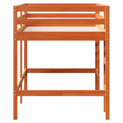 vidaXL Kids' Loft Bed with Ladder Bunk Bed Wax Brown 80x200 cm Solid Wood Pine - 80 x 200 cm - Additional view 4