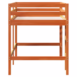 vidaXL Kids' Loft Bed with Ladder Bunk Bed Wax Brown 80x200 cm Solid Wood Pine - 90 x 190 cm - Additional view 4