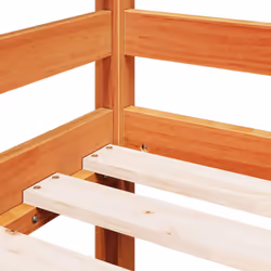 vidaXL Kids' Loft Bed with Ladder Bunk Bed Wax Brown 80x200 cm Solid Wood Pine - 90 x 190 cm - Additional view 6