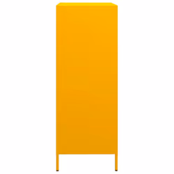 vidaXL Highboard Mustard Yellow 68x39x101.5 cm Steel book cabinet - Additional view 5