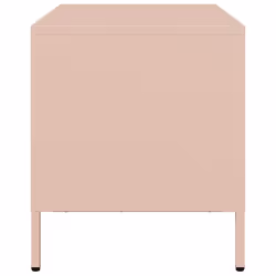 vidaXL TV Cabinet TV Stand Media Hifi Cabinet TV Unit Cold-rolled Steel - pink, 68 x 39 x 43.5 cm - Additional view 5