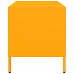 vidaXL TV Cabinet TV Stand Media Hifi Cabinet TV Unit Cold-rolled Steel - mustard yellow, 68 x 39 x 43.5 cm - Additional view 5