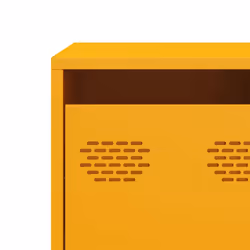 vidaXL TV Cabinet TV Stand Media Hifi Cabinet TV Unit Cold-rolled Steel - mustard yellow, 68 x 39 x 43.5 cm - Additional view 9