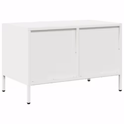 vidaXL TV Cabinet TV Stand Media Hifi Cabinet TV Unit Cold-rolled Steel - white, 68 x 39 x 43.5 cm - Additional view 6