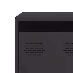 vidaXL TV Cabinet TV Stand TV Unit Hifi Media Cabinet Cold-rolled Steel - black - Additional view 10
