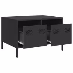 vidaXL TV Cabinet TV Stand TV Unit Hifi Media Cabinet Cold-rolled Steel - black - Additional view 4