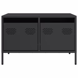 vidaXL TV Cabinet TV Stand TV Unit Hifi Media Cabinet Cold-rolled Steel - black - Additional view 5