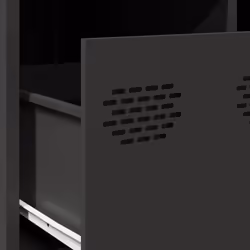 vidaXL TV Cabinet TV Stand TV Unit Hifi Media Cabinet Cold-rolled Steel - black - Additional view 9