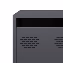vidaXL TV Cabinet TV Stand TV Unit Hifi Media Cabinet Cold-rolled Steel - anthracite - Additional view 10