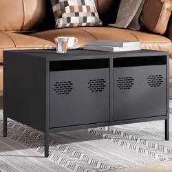 vidaXL TV Cabinet TV Stand TV Unit Hifi Media Cabinet Cold-rolled Steel - anthracite - Additional view 2
