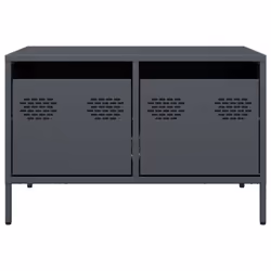 vidaXL TV Cabinet TV Stand TV Unit Hifi Media Cabinet Cold-rolled Steel - anthracite - Additional view 5