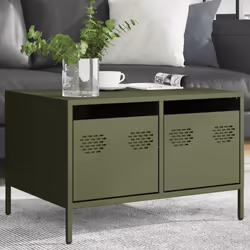 vidaXL TV Cabinet TV Stand TV Unit Hifi Media Cabinet Cold-rolled Steel - green - Additional view 2