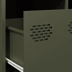 vidaXL TV Cabinet TV Stand TV Unit Hifi Media Cabinet Cold-rolled Steel - green - Additional view 9