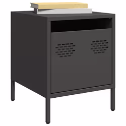 VidaXL 851244 nightstand/bedside table Black