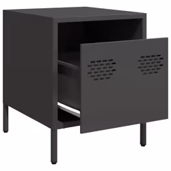 VidaXL 851244 nightstand/bedside table Black - Additional view 4