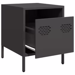 VidaXL 851245 nightstand/bedside table Black - Additional view 4