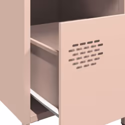 vidaXL Bedside Cabinets Nightstand Side Table Bed Table Bed CabinetÃÂ Steel - pink, 1 pcs - Additional view 8